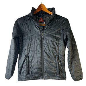 Columbia Black Lightweight Down Jacket, Kids Size Medium